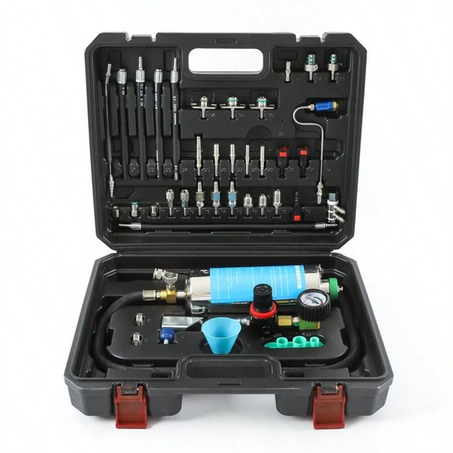 Limpiador De Inyectores Flotante Incluye Conector 39 Piezas - Azul - Ver 1