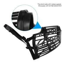 1pc Breathable Dog Muzzle That Prevents Biting And Accidental Eating, Stop Barking Device For Small And Medium Dogs