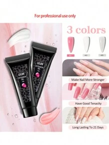 LULAA 17pcs Gel Nail Polish Set: Gel Polish, Soak Off Base Coat, No Wipe Top Coat, UV/LED Lamp, Nail File, Nail Tips, Crystal Nail File, Nail Brush - Salon Quality Manicure At Home, Great Gift For Her