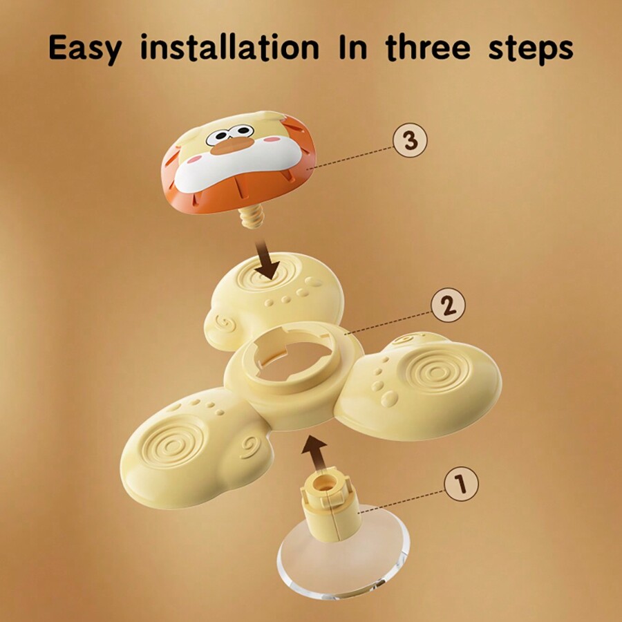Airplane Travel Toys For Toddlers 13 Suction Cup Spinner Toys For 1