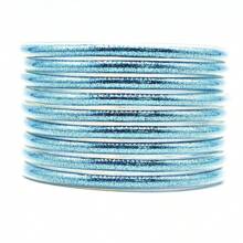 9 Stücke/Set glitzernde Jelly Armreifen für Frauen Armband, silbrige rosé-goldene Farben Armreife Armband