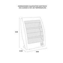 Calefactor Eléctrico Disa Home Cuarzo 2 Niveles de Potencia - Tipo de Enchufe A USA (110-127V) - Ver 6