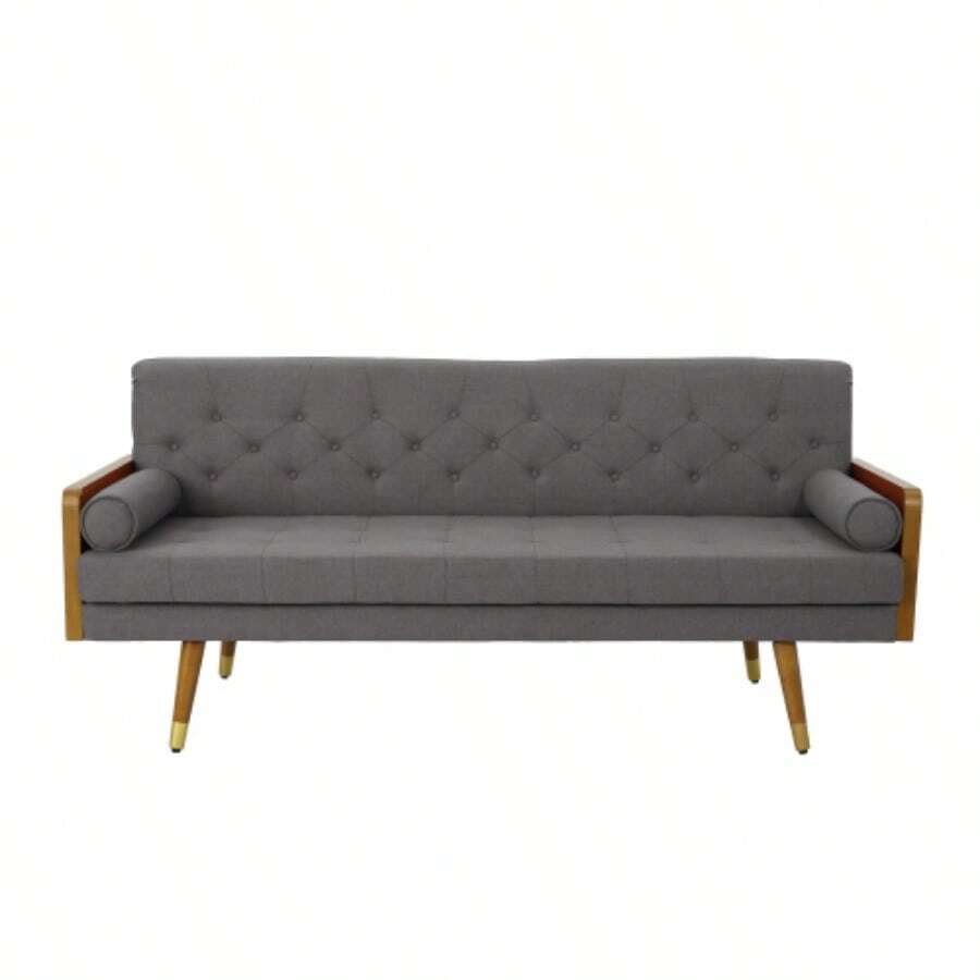 Aidan Mid Century Modern Tufted Fabric Sofa SHEIN USA