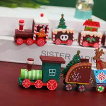 Christmas Train, Holiday Decoration - Green - View 5