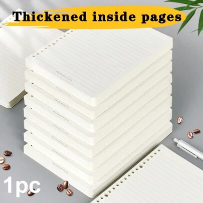 Recharges de papier à feuilles mobiles A5/B5 - 200/600 pages, finition mate, portables et détachables pour classeurs, blocs-notes et journaux - idéal pour les étudiants et l'organisation de bureau, inserts pour cahiers, fournitures scolaires, rentrée scolaire