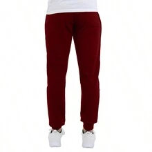 Men's Fleece Jogger (S-2XL) - Burgundy - View 3