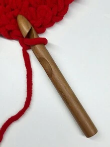 Große Carbon Häkelnadeln 15cm, 20cm, 25cm (Dicke Garn Stricknadeln und Häkelnadeln, Teppich Häkelnadeln) - Bronze - Übersicht 1