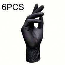 Guantes protectores de PVC de uso múltiple - Resistentes al desgarro, impermeables, sin BPA ni látex, para tareas de limpieza, cocina y belleza, cocina, baño, hogar, proveedores para el hogar - M - Ver 17