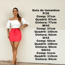 Women's Linen Shorts High Waist Tailored, Formal Shorts Skirt, Front And Back Skirt Shorts Underneath, Casual Shorts Skirt For Parties. - 珊瑚粉 - 查看 4