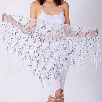 Belly Dance Sequin Fringe Dress