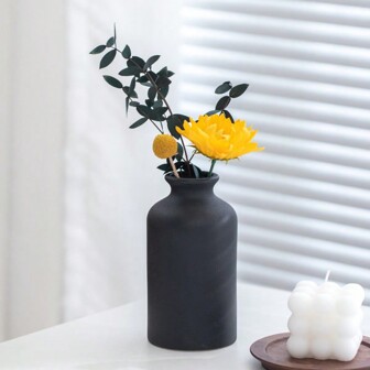 Nordic Simple Vase Ceramic Decoration Wholesale Dry Flower Flower Decoration Home Decor Room Decor Flower Vase Glass Vase