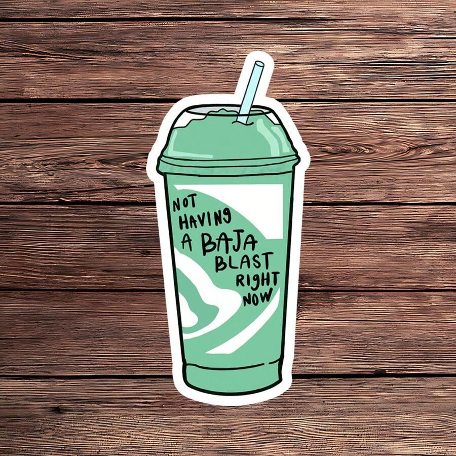 1PC Hiện Chưa Có Vụ Nổ Baja | Nhãn dán Meme vui nhộn cho máy tính xách tay, chai nước & tạp chí | Decal Vinyl mát mẻ cho Hydroflask | Món quà lấy cảm hứng từ Taco Bell thẩm mỹ dành cho anh ấy | Nhãn dán dễ thương dành cho thanh thiếu niên và người lớn | Trang trí laptop vui nhộn - Nhiều màu - Xem 1