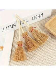 2/10 piezas Escobas de Halloween, Escobas Miniatura, Decoraciones de Halloween, Decoraciones de Otoño, Decoraciones de Habitación, Decoraciones de Cocina, Decoración del Hogar, Decoración de Otoño