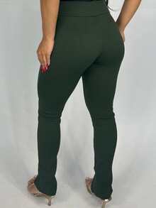 Women Pants - xanh quân đội - Xem 2