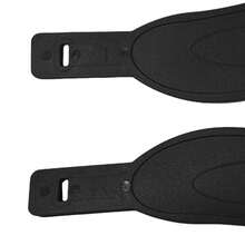 2 件固定自行车踏板带，可调节旋转自行车脚踏板带，通用健身自行车配件 - 彩色 - 查看 5