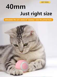 Interactive Cat Toys Ball  Electric Cat Toy Automatic Rolling Robotic Car Motion Activate - Multicolor - View 1
