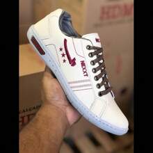 Tenis Sapatenis Masculino Casual Social Shoe Man Adult Leather Shoe - 米色 - 查看 1