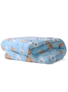 Kit 3 Baby Blanket Soft Fleece Microfiber Printed Boy Girl - Boy - View 5