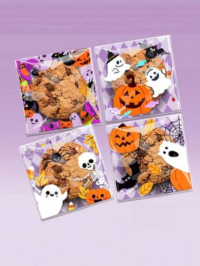 80pcs, Creative Snowflake Candy Wrappers Gift Self-Styled Biscuit Nougat Wrappers, Cute Biscuit Wrappers, Themed Gift Bags Candy Wrappers, The Style Is Random Decor Favors Supplies Decor Decorations Home Bag