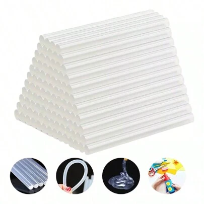 1kg Barra De Silicon Delgado Transparente Viscoso Termofusible Silicona de 260 mm x 7 mm Para Aplicar Con Pistola Manualidades Tareas Trabajos Maquetas Proyectos Multiusos