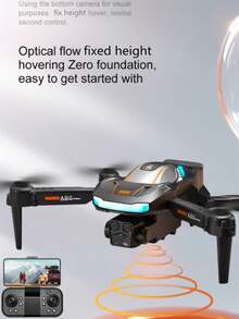 MINI Foldbale Chụp Ảnh Trên Không Định Vị Quang Học FPV RC Drone 2.4G 4CH Ánh Sáng Nhiều Màu Sắc Hình Ảnh Theo Điều Khiển Từ Xa Quadcopter - Nhiều màu - Xem 13