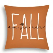 4 pièces/1 pièce Taie d'oreiller avec motif de camion de citrouille à carreaux d'automne et de gnome, décoration de Thanksgiving pour canapé et coussin