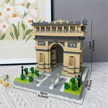 帝国大厦微型积木套装 - 3D 建筑模型，适合家居装饰和生日礼物，适合 14 岁以上人士，是建筑爱好者的完美礼物 1 件 - Pack Bag - 查看 22