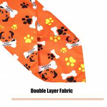 Bandanas de Halloween para perros, pañuelos triangulares para mascotas lavables, pañuelos para el cuello de mascotas, baberos para perros, con diseños de calabaza, fantasma, maíz de caramelo y huesos, talla mediana
