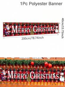 1 件大型圣诞快乐横幅，40*200 厘米涤纶红色圣诞户外横幅，圣诞装饰品 2024 适用于家居装饰圣诞节户外和室内悬挂装饰节日圣诞节假期派对装饰用品，圣诞节 - 彩色 - 查看 15