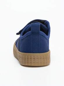 mini bala 男孩和女孩新款轻便透气防滑钩环鞋 - 藍色 - 查看 5