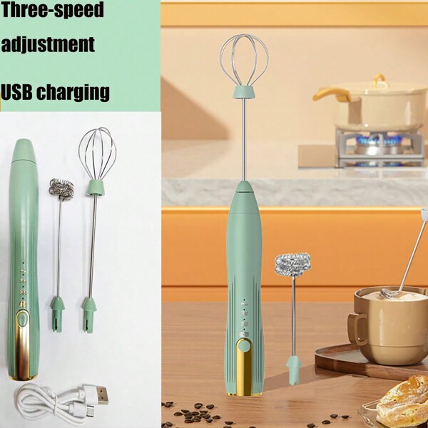 J16 Electric Whisk Milk Frother Drink Foamer Mixer Stirrer Coffee Egg Beater