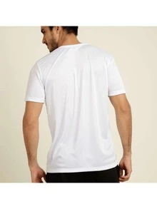Men's 100% Cotton Flower Shirt Launch - trắng - Xem 2