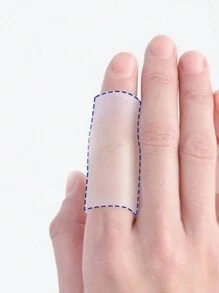 10PCS 局部手指护理套，防干裂，透明硅胶，受伤防水防护套，手指关节疼痛佩戴防护套，脚和脚趾，推回，弹力指套，适用于手指、脚趾，技术人员，男女。