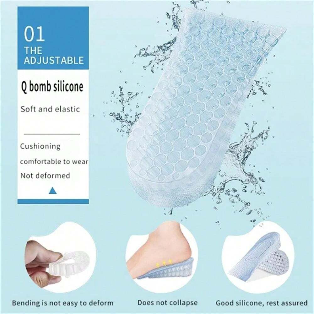 Kinretixia 4 Fasce Per Tendine Rotuleo In Silicone - Antiscivolo Per Sport (Basket, Corsa) - Colore Pelle E Grigio - Taglia Unica Universale - 5
