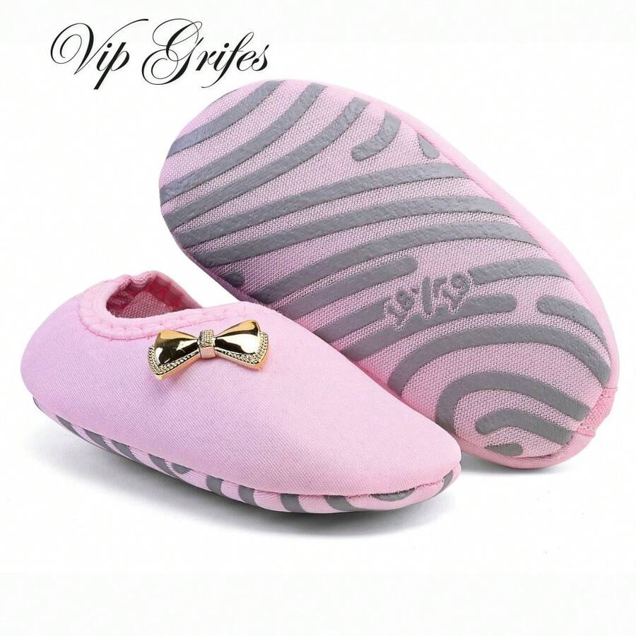 Very Beautiful And Comfortable Anti-Allergenic Baby Girl Princess Lycra Sneakers - 淺粉色 - 查看 1