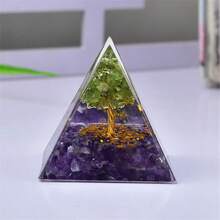 5cm Crystal Pyramid Home Decor DIY Epoxy Resin Crafts - Multicolor - View 4