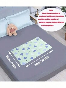 Waterproof Changing Pads,Reusable Leak Proof Crib Disaper Pads,Portable Unisex Baby Changing Mat For Home&Travelbaby Shower Family Decorations Gifts - Multicolor - View 2