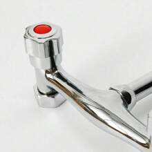 Kitchen Faucet Wall Mounted Faucet Swivel Flexible Sink Faucet Silver Faucet Wall Faucet - Silver - View 5