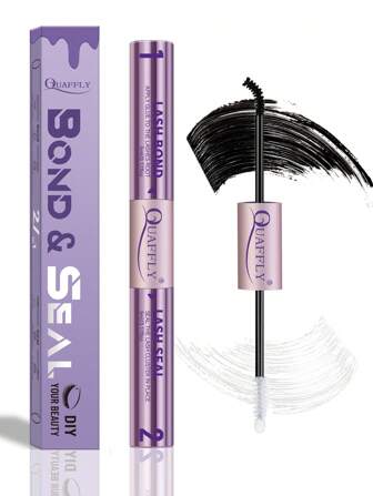 睫毛粘合和密封 10ML 粘合和密封睫毛胶 持久睫毛簇胶 黑色睫毛粘合 DIY 睫毛延长粘合和密封 适合初学者 睫毛粘合和密封睫毛胶