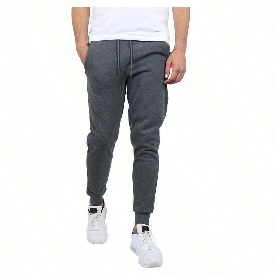 Men's Fleece Jogger (S-2XL) - Charcoal - View 1