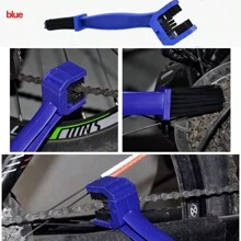 4件套自行车链条清洁套装 - 链条清洁盒 + 缝隙刷 + 大号蓝色刷子 + 轮钩刷，自行车链条清洁保养工具套装，便携式 - 彩色 - 查看 5