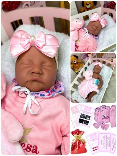 Bebe Reborn 100% Silicone Original Realista Boneca Menina