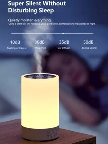 1pc 150ml 7 Colors Lighting Flame Ultrasonic Aroma Diffuser, Aromatherapy Diffuser Machine, Portable USB Essential Oil Desktop Diffuser Air Humidifier