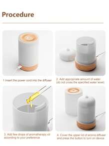 1pc 150ml 7 Colors Lighting Flame Ultrasonic Aroma Diffuser, Aromatherapy Diffuser Machine, Portable USB Essential Oil Desktop Diffuser Air Humidifier