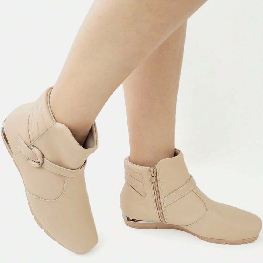 Piccadilly Maxi Boot Stimulates Circulation Comfort Bunions - Beis - Ver 1