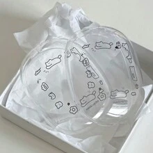 Cartoon Cat Print Transparent Headphone Protective Case Suitable For Airpods Max - Clear - View 2