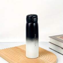 1pc Double-Wall Stainless Steel Insulated Water Bottle, Bounce Lid, Spout Mouth, Student Tumbler, Perfect Back-To-School Gift Back To School