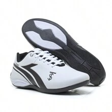 Futsal Cleat Indoor Football Sneakers Court Adult Men's Casual Sports Shoe Stitched Cheap Original - 白色 黑色 - 查看 5