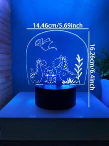 1PC Tùy Chỉnh Tên & Ngày Sáng Tạo Đèn Ngủ, Sạc USB Điều Khiển Cảm Ứng Đèn Ngủ RGB, Quà Tặng Ý Nghĩa - Nhiều màu - Xem 2