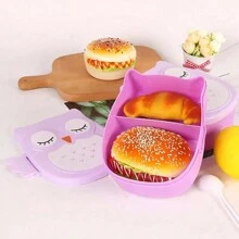 1pc Student Lunch Box, Food Storage Container, With A Spoon, Suitable For Microwave Oven, Dishwasher, Freezer, Reusable, Ideal For School, Work, Camping And Travel ﻿,Kitchen,Christmas Gift,School Supplies - Multicolor - View 6